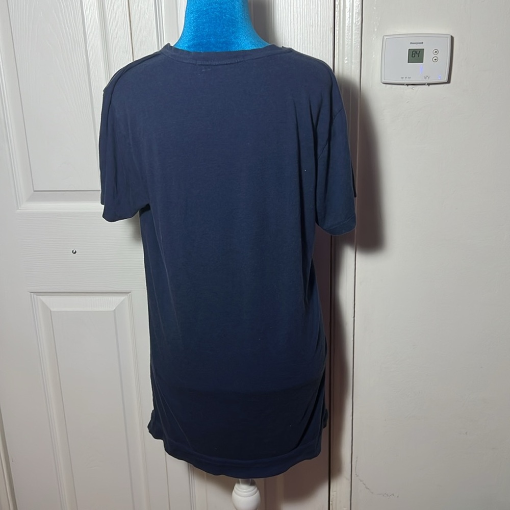John Elliott Navy Short Sleeve Tee
